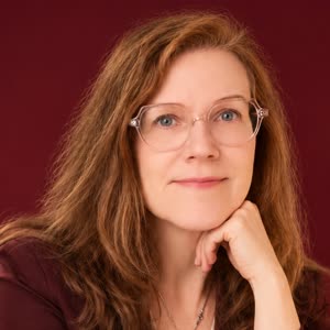 KI-generiertes Porträt von Eva Gitta Glöckner