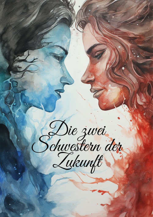 Illustration zum Märchen „Die zwei Schwestern der Zukunft“
